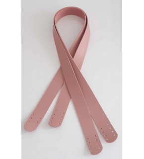 Çanta Aksesuar 80X2.5 Cm, Pudra Renk Suni Deri Çanta Sapı