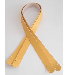 Çanta Aksesuar 80X2.5 Cm, Sarı Renk Suni Deri Çanta Sapı