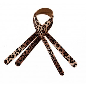 Çanta Aksesuar 80x2 cm Çift Çanta Sapı Leopar Renk