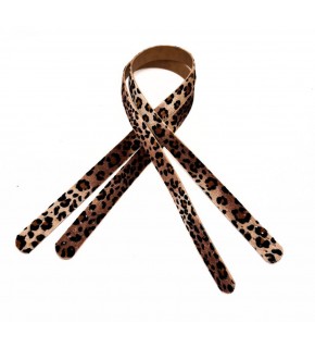 Çanta Aksesuar 80x2 cm Çift Çanta Sapı Leopar Renk