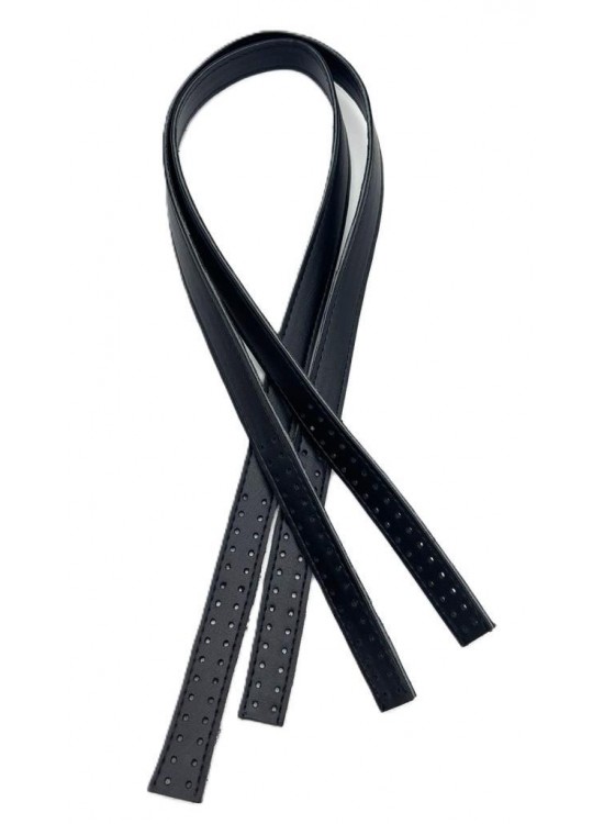 Çanta Aksesuar 80x2 cm Siyah Renk 16 Delikli Model Çift Çanta Sapı
