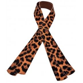 Çanta Aksesuar 80x3 cm Suni Deri Leopar Renk Çift Çanta Sapı