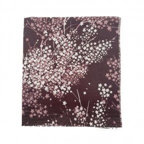 Çanta Aksesuar 80x35 cm Pamuklu Astarlık Kumaş Yıldız Desen Mor Renk No:36