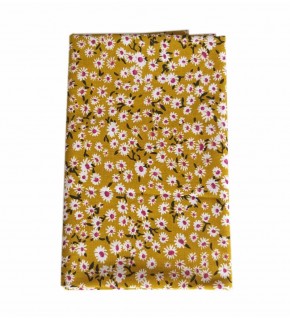 Çanta Aksesuar 80X50 Cm Pamuklu Astarlık Kumaş Minik Papatya