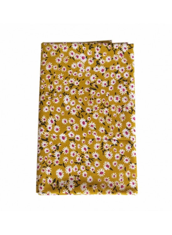 Çanta Aksesuar 80X50 Cm Pamuklu Astarlık Kumaş Minik Papatya Çanta Aksesuar 80X50 Cm Pamuklu Astarlık Kumaş Minik Papatya