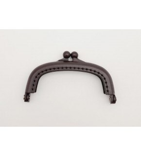 Çanta Aksesuar 9 cm Plastik Cüzdan Klipsi Kahverengi