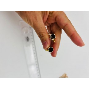 Çanta Aksesuar 9 mm Light Gold Renk Kancalı Kovan 2 Adet