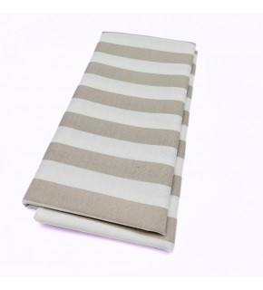 Çanta Aksesuar 90x50 cm Duck Astarlık Kumaş Açık Vizon Çizgili