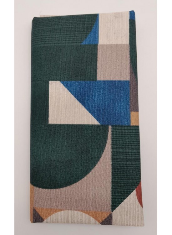 Çanta Aksesuar 90X50 Cm Duck Astarlık Kumaş Geometrik Desen No:11 Çanta Aksesuar 90X50 Cm Duck Astarlık Kumaş Geometrik Desen No:11