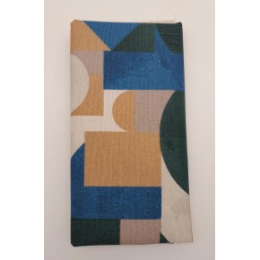 Çanta Aksesuar 90X50 Cm Duck Astarlık Kumaş Geometrik Desen No:11