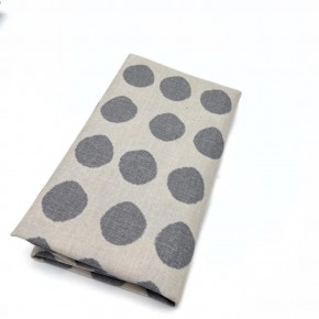 Çanta Aksesuar 90x50 cm Duck Astarlık Kumaş Gri Büyük Puantiye