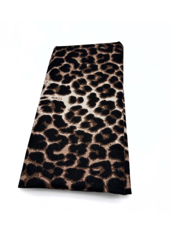 Çanta Aksesuar 90x50 cm Duck Astarlık Kumaş Leopar Desen Çanta Aksesuar 90x50 cm Duck Astarlık Kumaş Leopar Desen