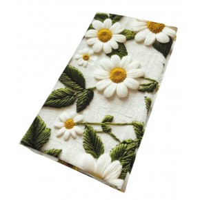 Çanta Aksesuar 90x50 cm Duck Astarlık Kumaş Papatya Desen