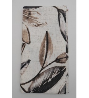 Çanta Aksesuar 90X50 Cm Duck Astarlık Kumaş Yaprak Desen No:12