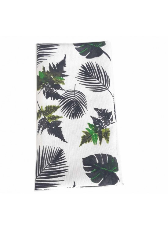 Çanta Aksesuar 90X50 Cm Duck Kumaş Astarlık Farklı Yaprak Desen