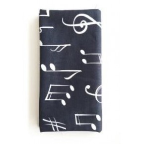 Çanta Aksesuar 90X50 Cm Duck Kumaş Astarlık Nota Desen