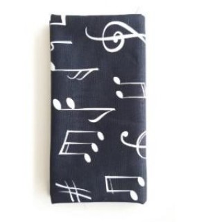 Çanta Aksesuar 90X50 Cm Duck Kumaş Astarlık Nota Desen