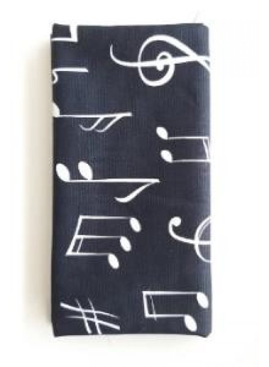 Çanta Aksesuar 90X50 Cm Duck Kumaş Astarlık Nota Desen