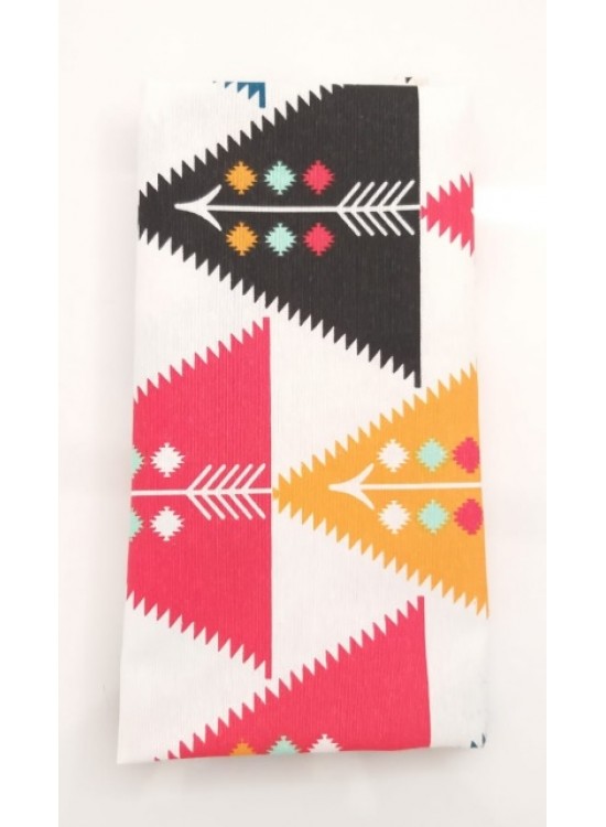 Çanta Aksesuar 90X50 Cm Duck Kumaş Astarlık Ok Desen No:D35 Çanta Aksesuar 90X50 Cm Duck Kumaş Astarlık Ok Desen No:D35