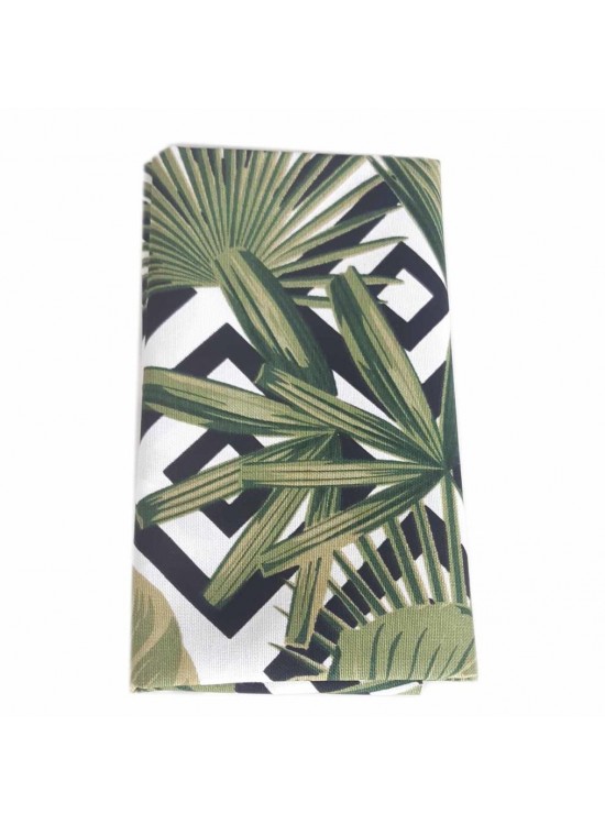 Çanta Aksesuar 90X50 Cm Duck Kumaş Astarlık Siyah Kare Zemin Desen