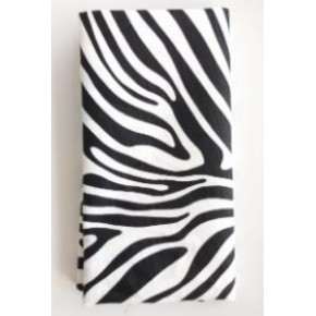 Çanta Aksesuar 90X50 Cm Duck Kumaş Astarlık Siyah Zebra