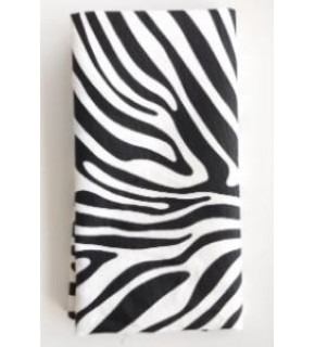 Çanta Aksesuar 90X50 Cm Duck Kumaş Astarlık Siyah Zebra