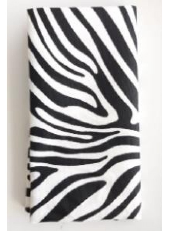 Çanta Aksesuar 90X50 Cm Duck Kumaş Astarlık Siyah Zebra