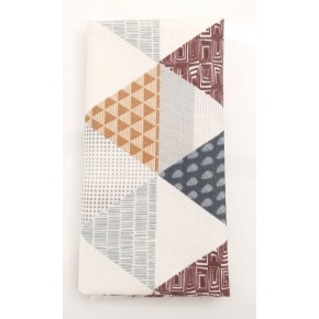 Çanta Aksesuar 90X50 Cm Duck Kumaş Astarlık Üçgen Desen