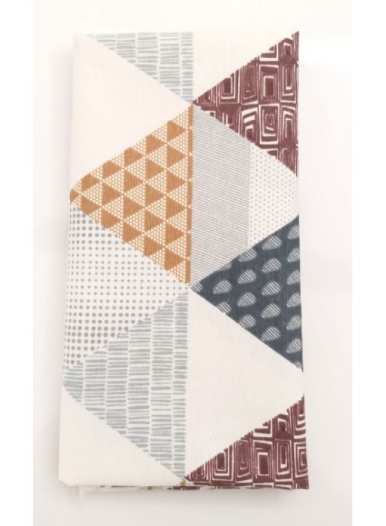 Çanta Aksesuar 90X50 Cm Duck Kumaş Astarlık Üçgen Desen Çanta Aksesuar 90X50 Cm Duck Kumaş Astarlık Üçgen Desen