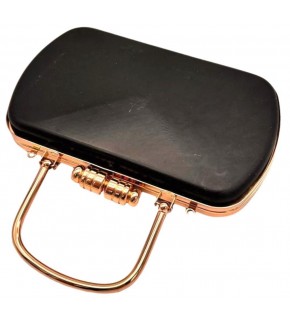 Çanta Aksesuar Abiye Çanta Kalıbı Light Gold Metalli  (No:52)