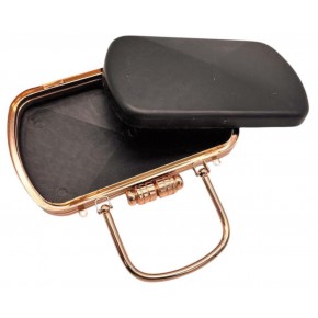 Çanta Aksesuar Abiye Çanta Kalıbı Light Gold Metalli  (No:52)