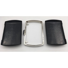 Çanta Aksesuar Abiye Çanta Kalıbı Oval Kenar Gümüş Metal