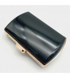 Çanta Aksesuar Abiye Çanta Kalıbı Oval Kenar Light Gold Metal