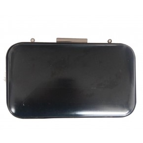 Çanta Aksesuar Abiye Çanta Kalıbı Oval Köşe Füme Metalli