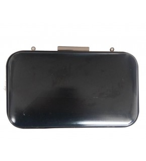 Çanta Aksesuar Abiye Çanta Kalıbı Oval Köşe Füme Metalli