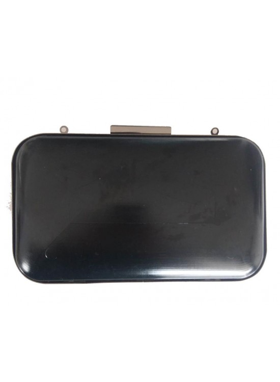 Çanta Aksesuar Abiye Çanta Kalıbı Oval Köşe Füme Metalli