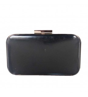 Çanta Aksesuar Abiye Çanta Kalıbı Oval Köşe Gümüş Metalli