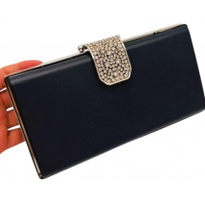 Çanta Aksesuar Abiye Çanta Kalıbı Taşlı Kapak  Model Gümüş Metalli