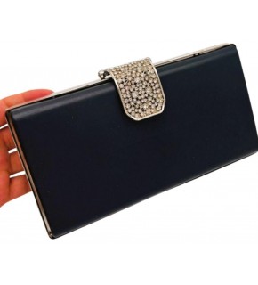 Çanta Aksesuar Abiye Çanta Kalıbı Taşlı Kapak  Model Gümüş Metalli