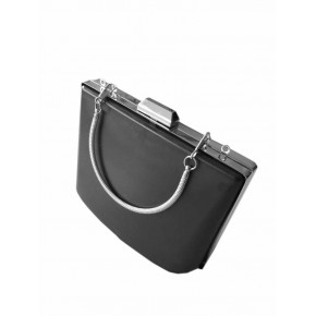 Çanta Aksesuar Abiye Çanta Kalıbı Tutma Saplı Gümüş Metalli