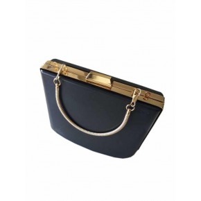 Çanta Aksesuar Abiye Çanta Kalıbı Tutma Saplı Light Gold Metalli