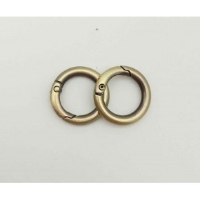 Çanta Aksesuar Açık Antik Mini Yaylı Halka 2'Li