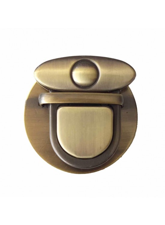 Çanta Aksesuar Açık Antik Renk 5 Cm Yuvarlak Kilit Çanta Aksesuar Açık Antik Renk 5 Cm Yuvarlak Kilit
