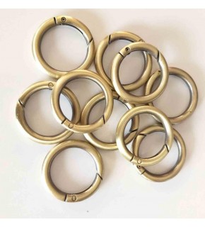 Çanta Aksesuar Açık Antik Yaylı Halka 10'Lu