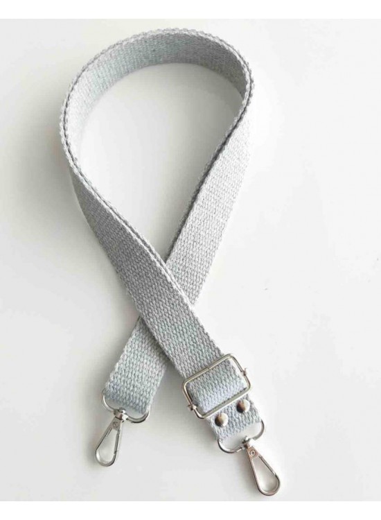 Çanta Aksesuar Açık Gri Pamuklu Kolon Ayarlamalı Çanta Sapı Çanta Aksesuar Açık Gri Pamuklu Kolon Ayarlamalı Çanta Sapı