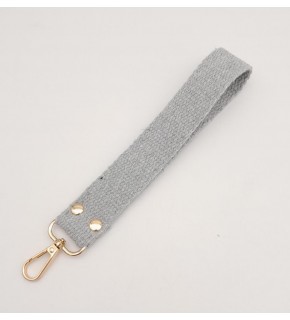 Çanta Aksesuar Açık Gri Pamuklu Kolon Elcik Light Gold Metalli