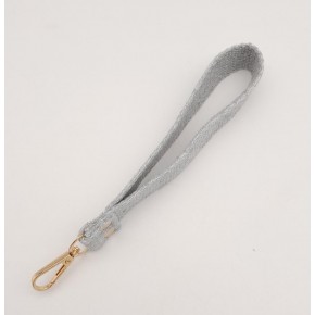 Çanta Aksesuar Açık Gri Pamuklu Kolon Elcik Light Gold Metalli