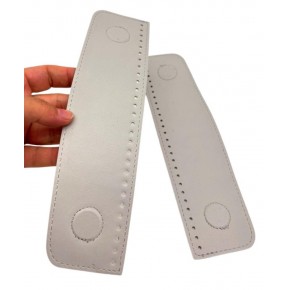 Çanta Aksesuar  Açık Gri Suni Derili Çift Gizli Mıknatıs