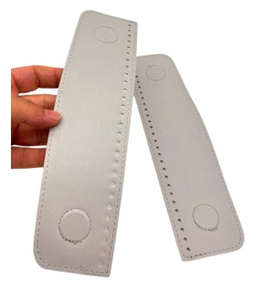 Çanta Aksesuar  Açık Gri Suni Derili Çift Gizli Mıknatıs