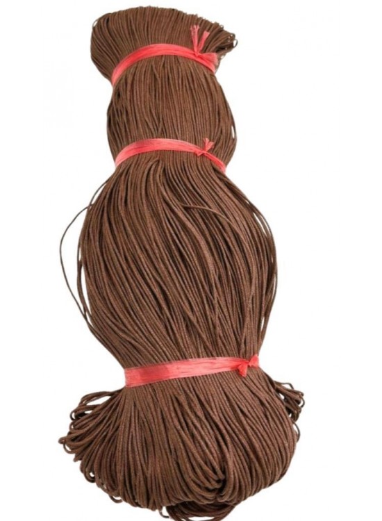 Çanta Aksesuar Açık Kahve Renk Mumlu Koton İp